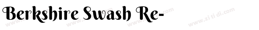 Berkshire Swash Re字体转换